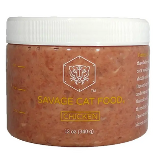 SAVAGE CAT Frozen Raw Cat Food Chicken
