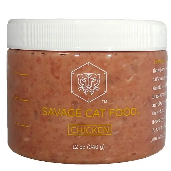 SAVAGE CAT Frozen Raw Cat Food Chicken
