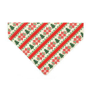MADE BY CLEO Cat Bandana Fair Isle Christma