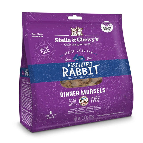 STELLA & CHEWY'S Freeze-Dried Cat Food Absolutely Rabbit