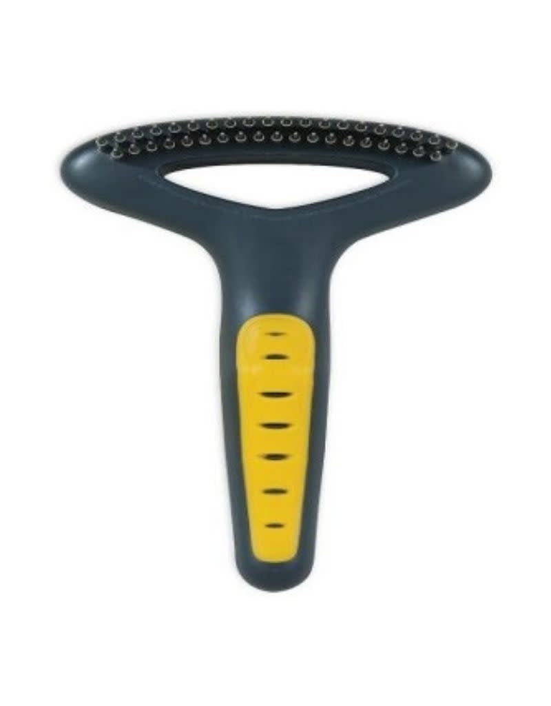 JW PET Dog Soft Grip Double Undercoat Rake