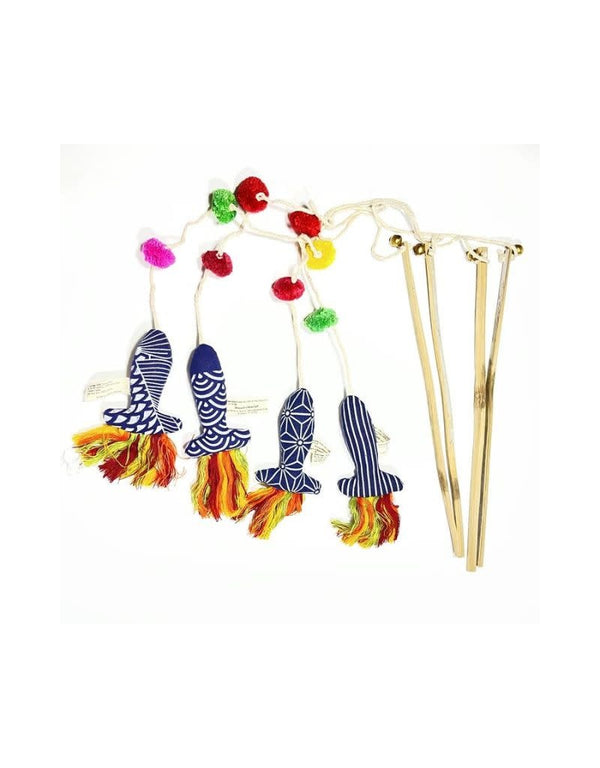 KARMA CAT Indigo Fish Catnip Teaser