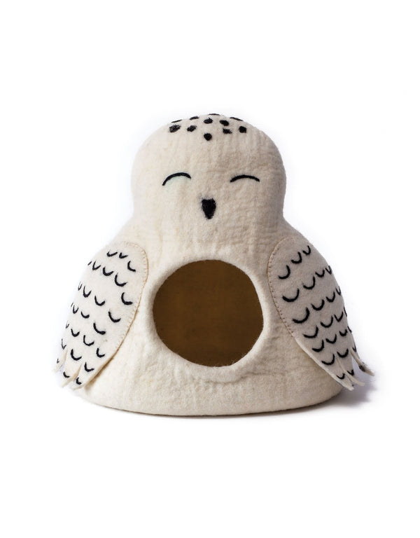KARMA CAT Pet Cave Snowy Owl