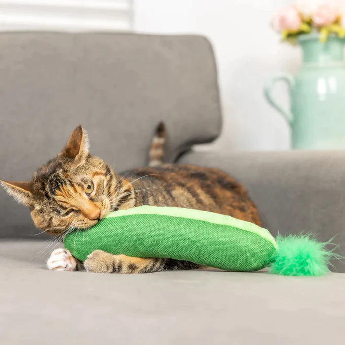 KITTYBELLES Pickle Cat Kicker Toy