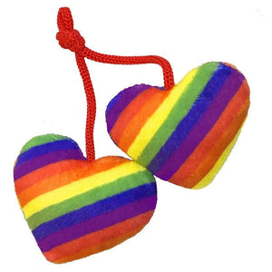 KITTYBELLES Pride Heart Strings Plush Cat Toy