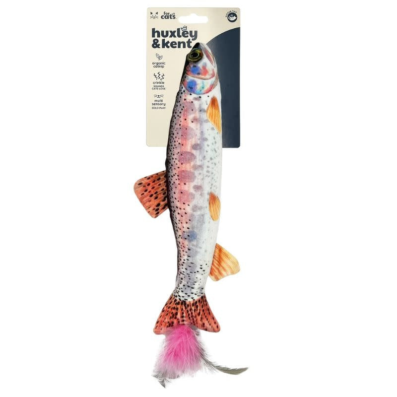 KITTYBELLES Rainbow Trout Kicker Cat Toy