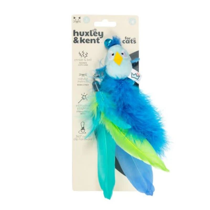 KITTYBELLES S Blue Birdy Feather Teasers Cat Wand 2pk Refill