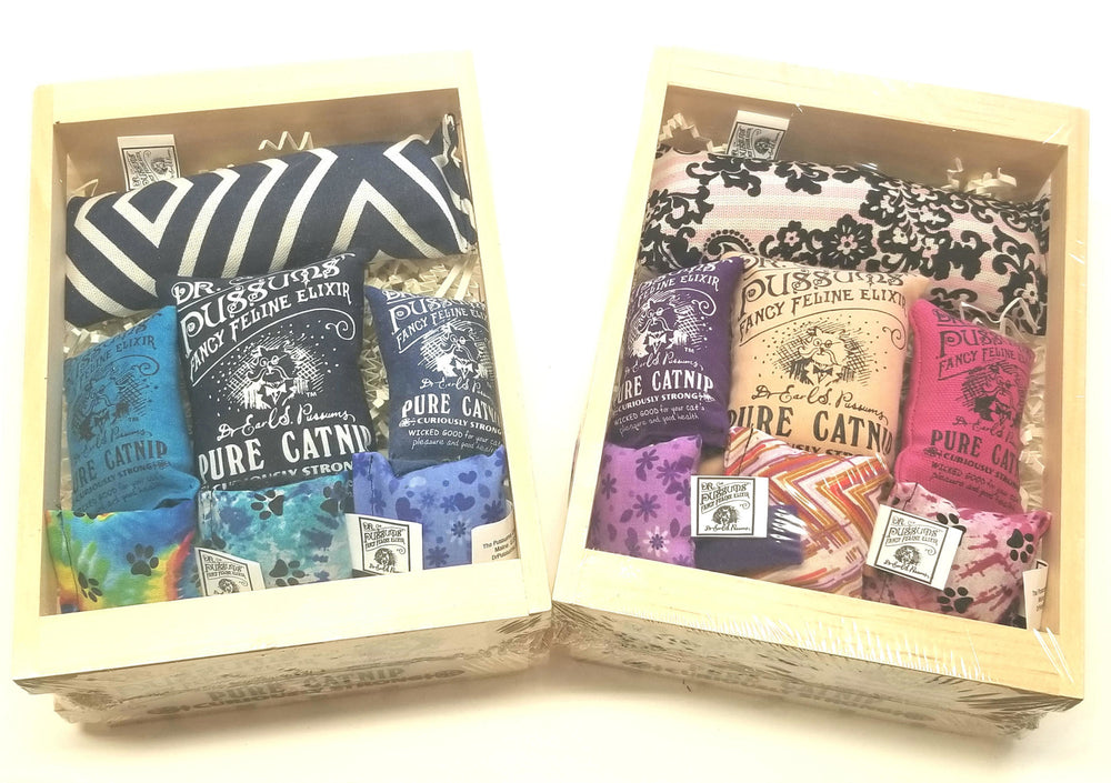 DR. PUSSUMS  Kitty Krate Assorted Colors