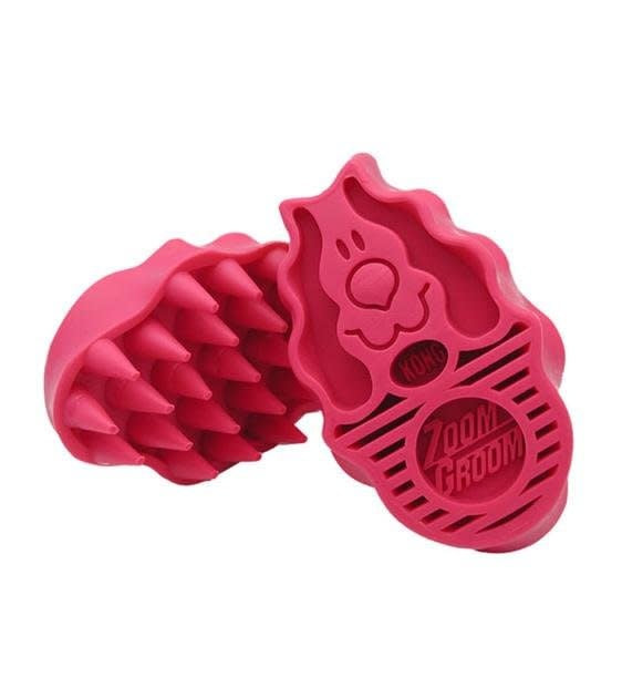 Kong Dog Zoom Groom Rasberry