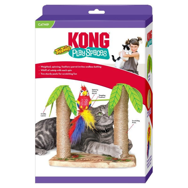 KONG Play Spaces House for Cats Tiki Twirl