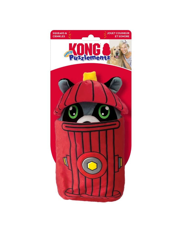 KONG Puzzlements Surprise Fire Hydrant Dog Toy