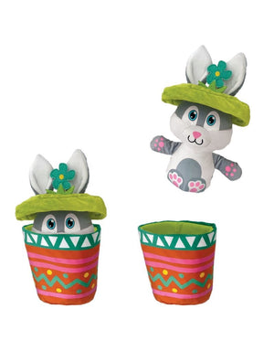 KONG Puzzlements Surprise Flower Pot Dog Toy