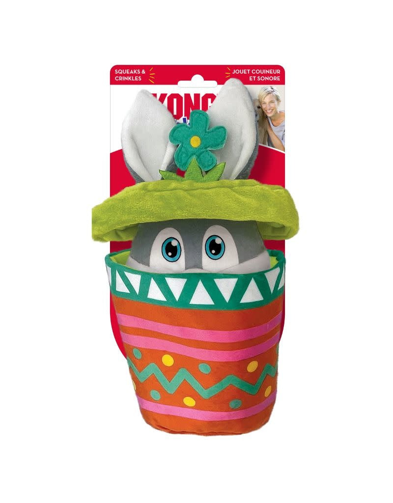 KONG Puzzlements Surprise Flower Pot Dog Toy