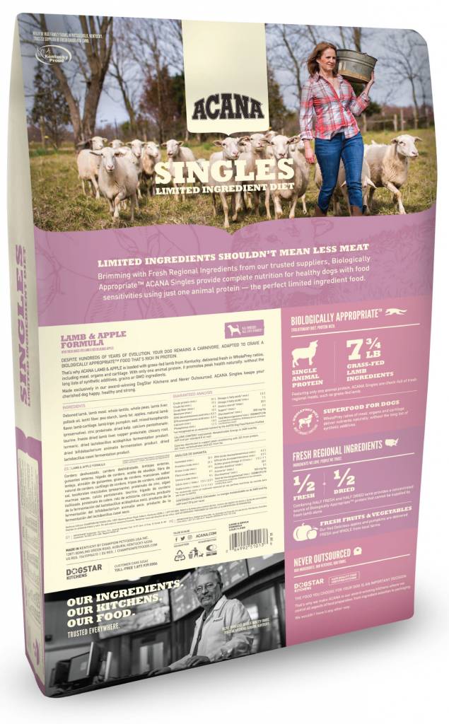 ACANA Singles Lamb & Apple Dry Dog Food