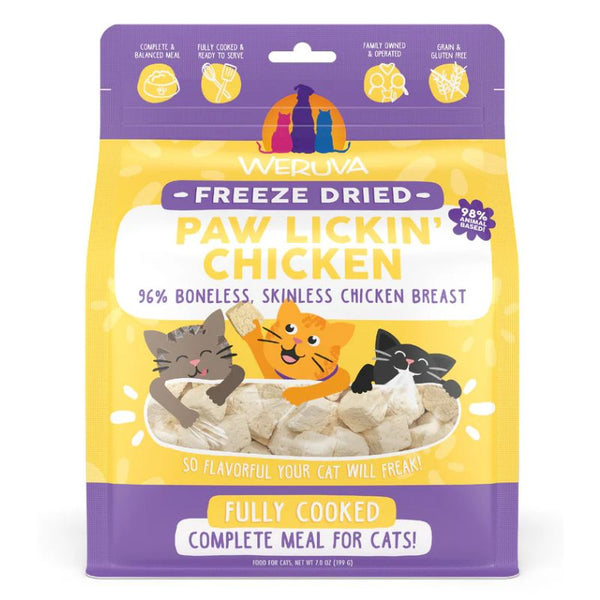 WERUVA Paw Lickin' Chicken Freeze-dried Cat Food