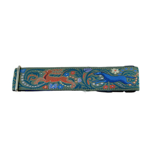 MACKENZIE Medieval Hunt Green Clip Collar 1.5in
