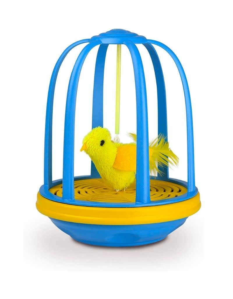 MAD CAT Bird in a Cage Cat Toy