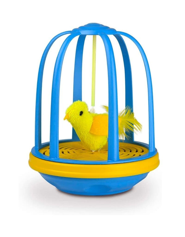 MAD CAT Bird in a Cage Cat Toy