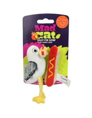 MAD CAT Hot Dog Thief Catnip Cat Toy