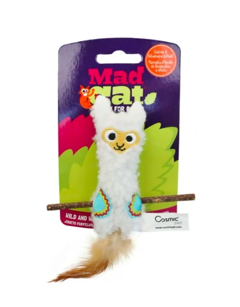 MAD CAT Refillable Llama on Silvervine Cat Toy