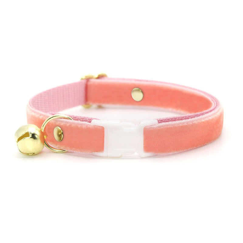 MADE BY CLEO Cat Collar 8-13" Velvet Peach