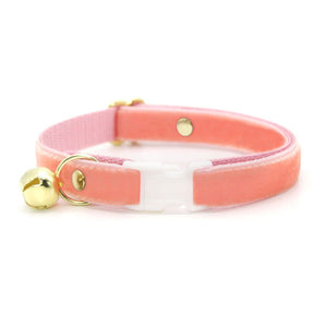 MADE BY CLEO Cat Collar 8-13" Velvet Peach