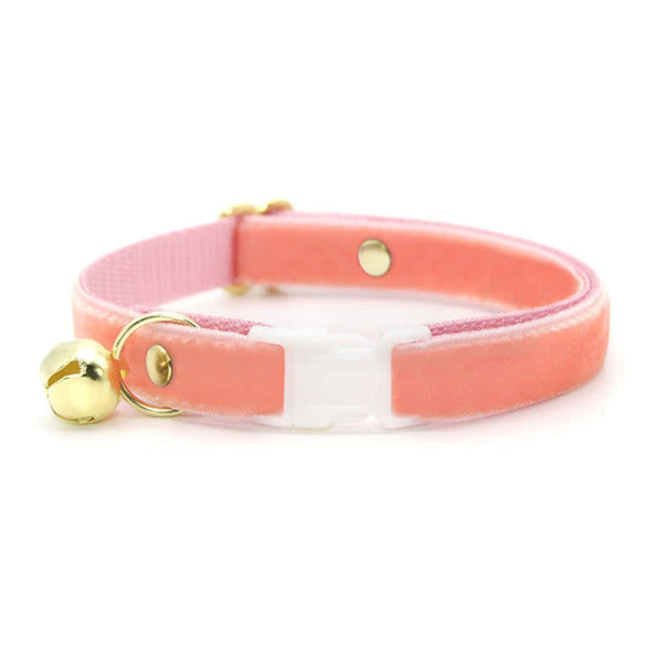 MADE BY CLEO Cat Collar 8-13" Velvet Peach