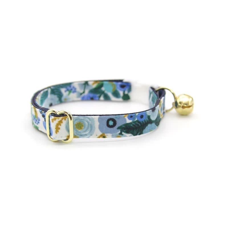 MADE BY CLEO Cat Collar Indigo Garden