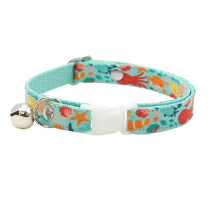 MADE BY CLEO Cat Collar Ocean Life