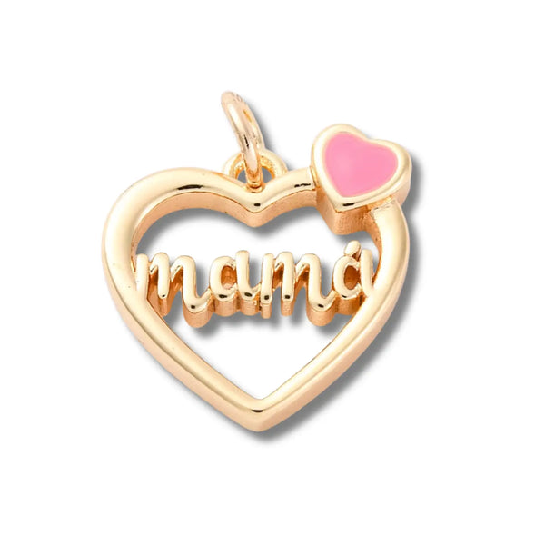 FISH & BONE Mama Heart Charm