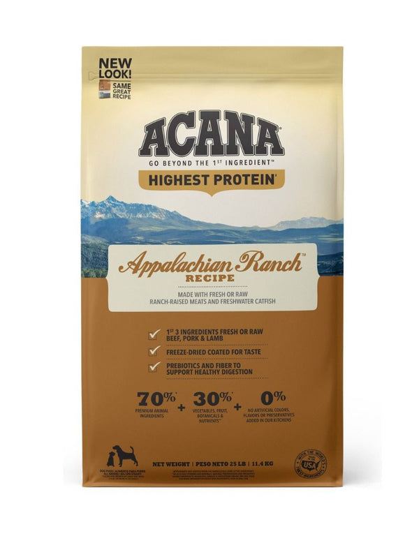 ACANA Appalachian Ranch Grain-Free Dry Dog Food