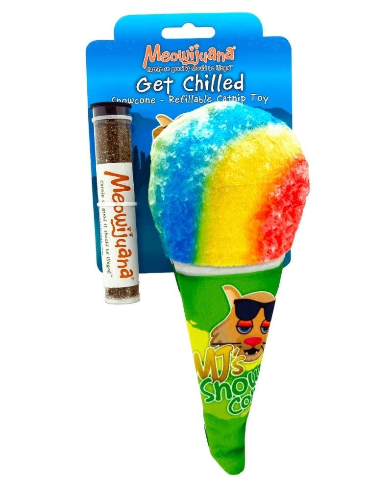 MEOWIJUANA Get Chilled Refillable Snowcone Cat Toy