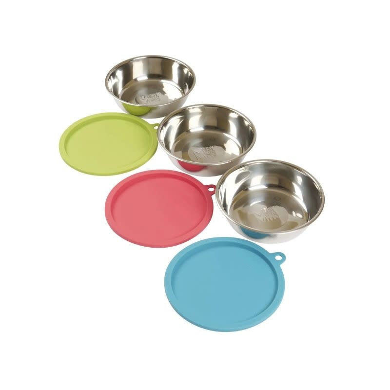 MESSY MUTTS Bowl & Lid 3 Pack Set 3 Cup