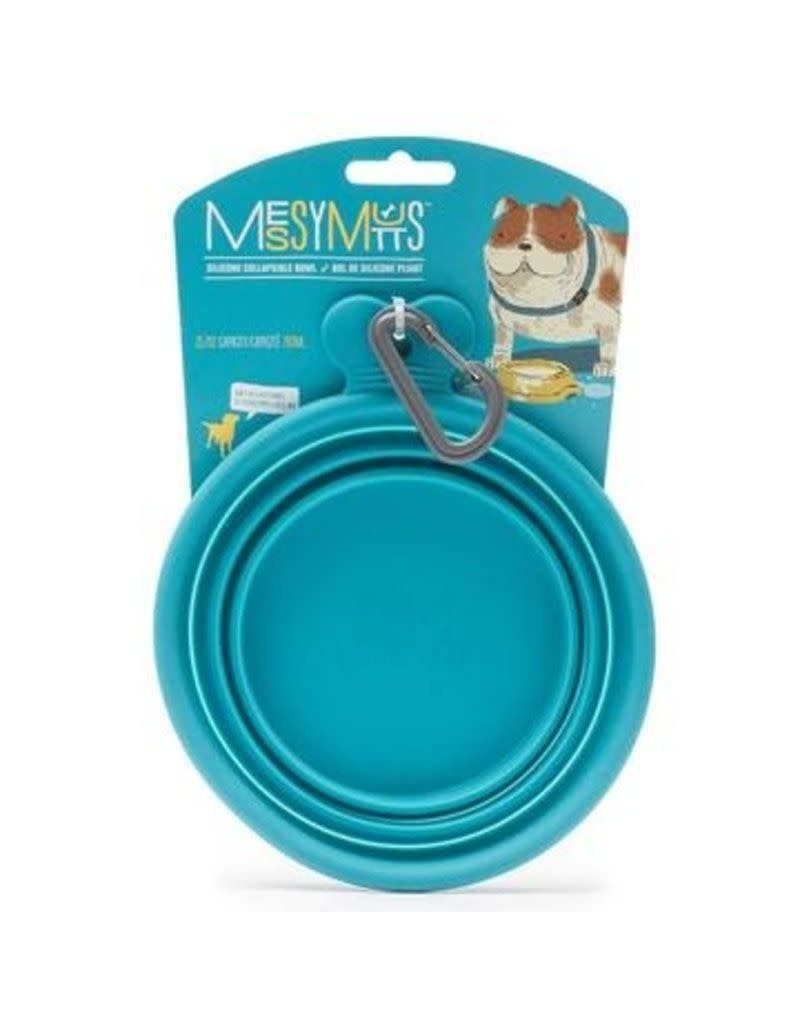MESSY MUTTS Collapsible Silicone Bowl M
