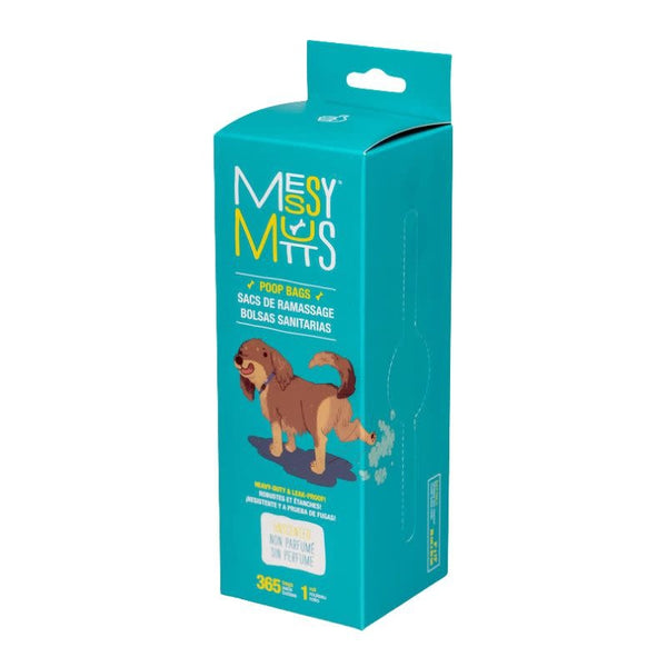 MESSY MUTTS Dog Biorecycle Poop Bag Teal