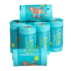 MESSY MUTTS Dog Biorecycle Poop Bag Teal