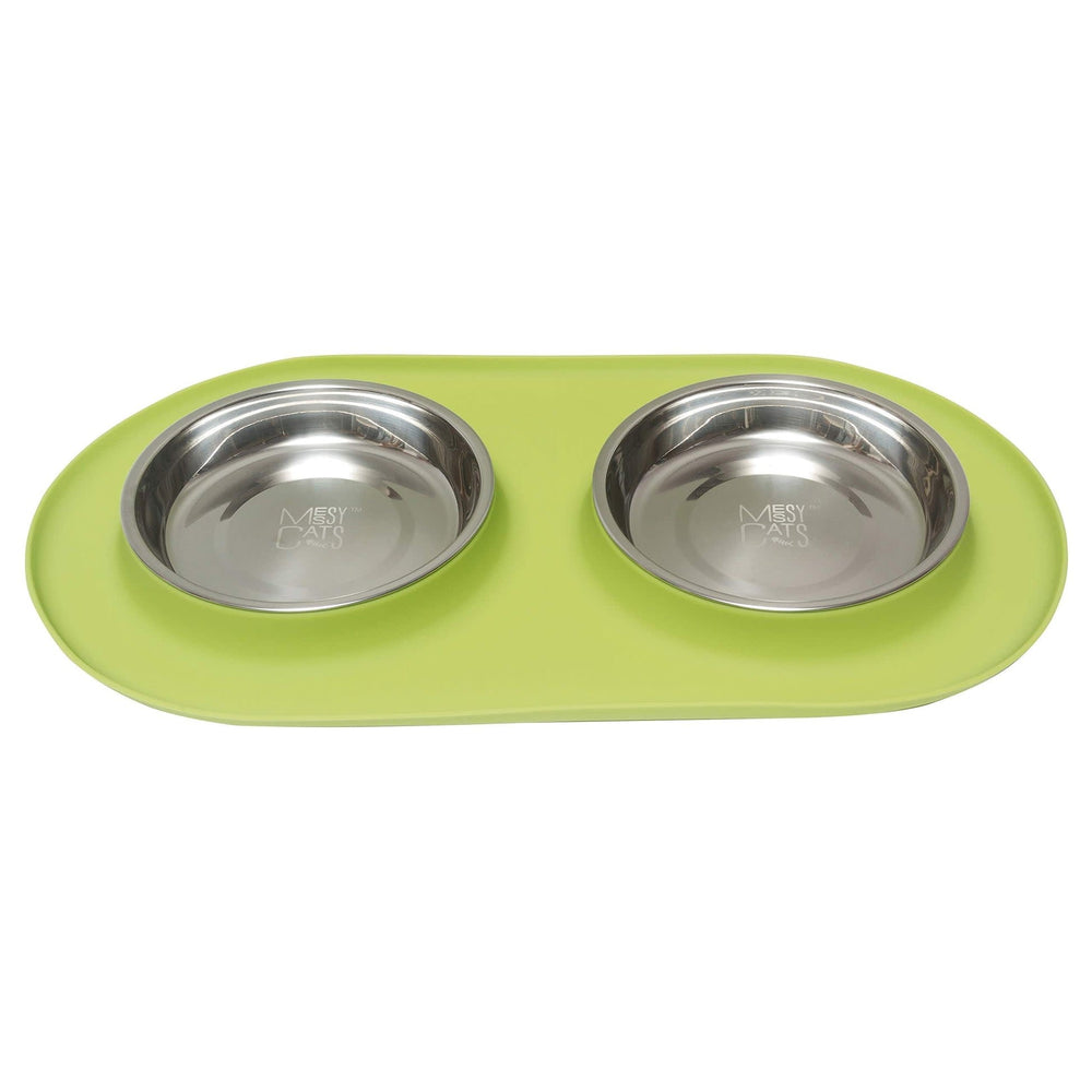 MESSY MUTTS Double Silicone Feeder