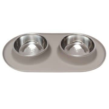 MESSY MUTTS Double Silicone Feeder