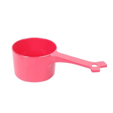 MESSY MUTTS Food Scoop Red