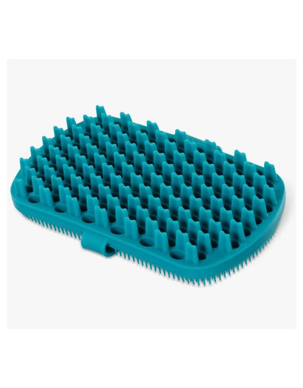 MESSY MUTTS Grooming Brush Dual Sided Blue