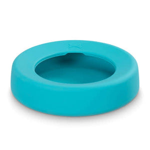 MESSY MUTTS Silicone Non-Spill Bowl Blue