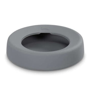 MESSY MUTTS Silicone Non-Spill Bowl Gray