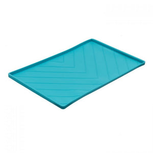 MESSY MUTTS Silicone Food Mat Blue