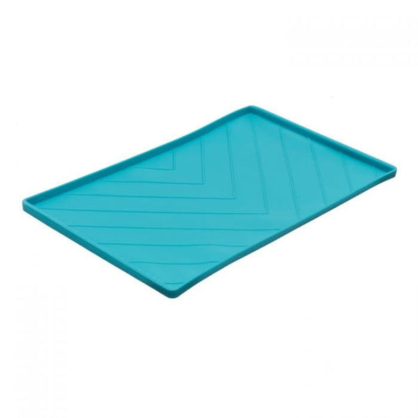 MESSY MUTTS Silicone Food Mat Blue