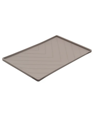MESSY MUTTS Silicone Food Mat Gray