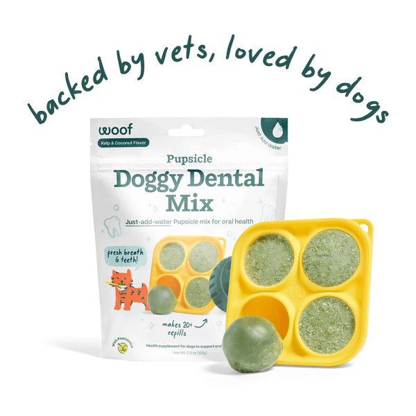 WOOF Dog Pupsicle Pops Dental Mix 5.5OZ