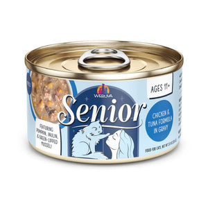WERUVA Senior Chicken & Tuna Gravy Canned Cat Food Case