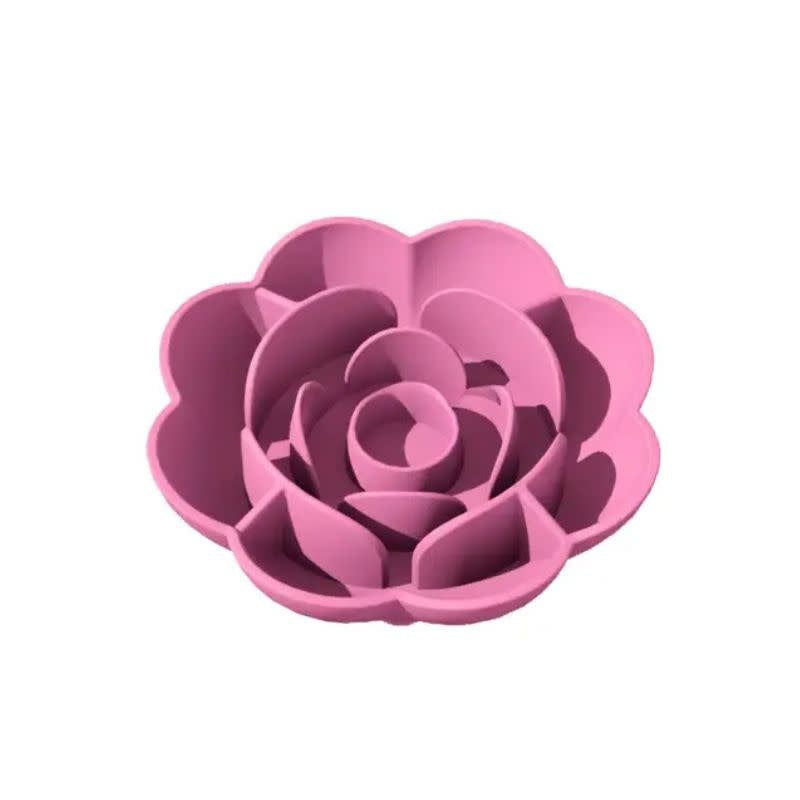 MODERN PET Petal Puzzle Slow Feeder Ballet Pink