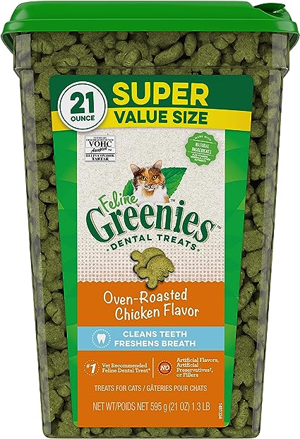 GREENIES Feline Chicken Formula Dental Treats