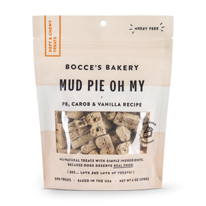 BOCCE'S Soft and Chewy Mud Pie Oh My Dog Treat 6OZ